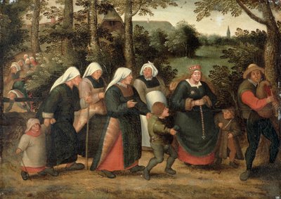 The Procession of the Bride by Pieter Brueghel the Younger